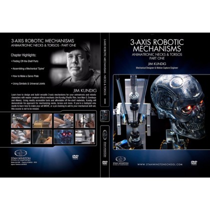 DVD Jim Kundig : 3-Axis Robotic Mechanisms - Animatronic Necks & Torsos - Pt.1