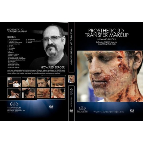 DVD Howard Berger :  Zombie Makeup - 3D Pros-Aide Transfer Application