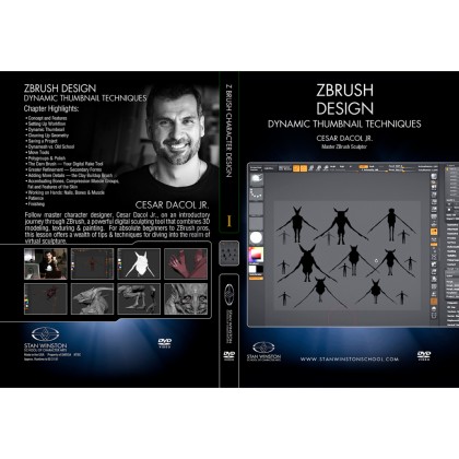 DVD Cesar Dacol Jr. : Zbrush Design - Dynamic Thumbnail Techniques