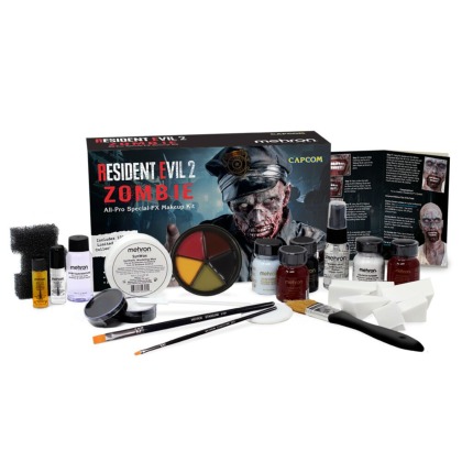 Kit Maquillage Zombie Mehron - Resident Evil 2 - Halloween