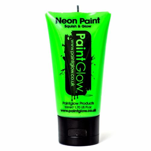 UV Face and Body Paint 50ml - Fard Fluorescent - GREEN