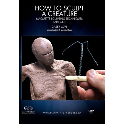 DVD Casey Love : How to sculpt a creature - Maquette Sculpting Techniques - Pt.1