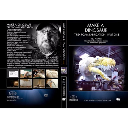 DVD Ted Haines : Make a Dinosaur - T-Rex Foam Fabrication Part 1