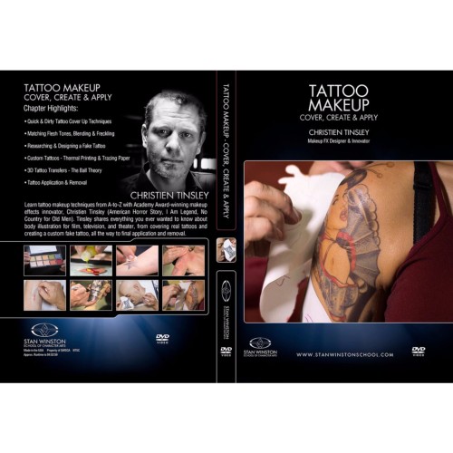 DVD Christien Tinsley : Tattoo Makeup A-Z - Cover, Create & Apply