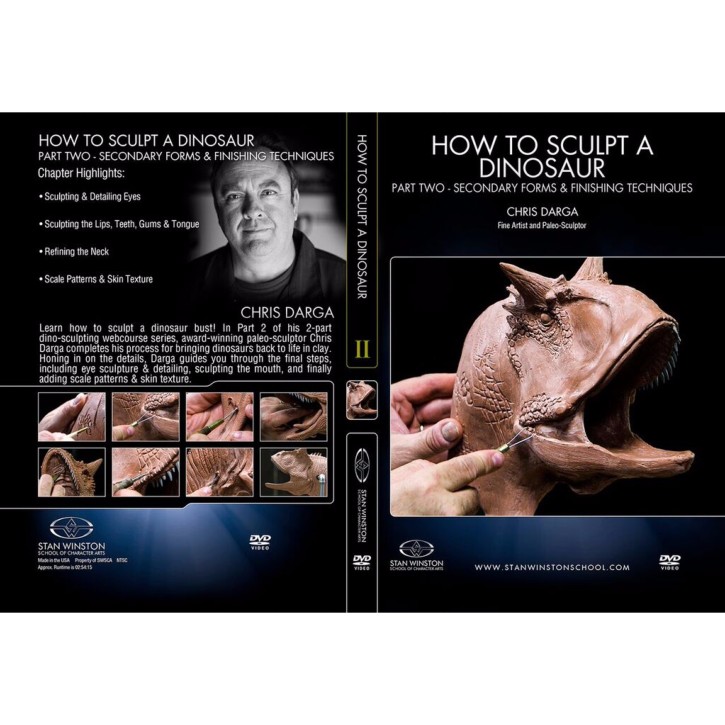DVD Chris Darga : How to Sculpt a Dinosaur Part 2