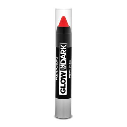 GLOW IN THE DARK Paint Stick, Crayon Phosphorescent 3,5g RED