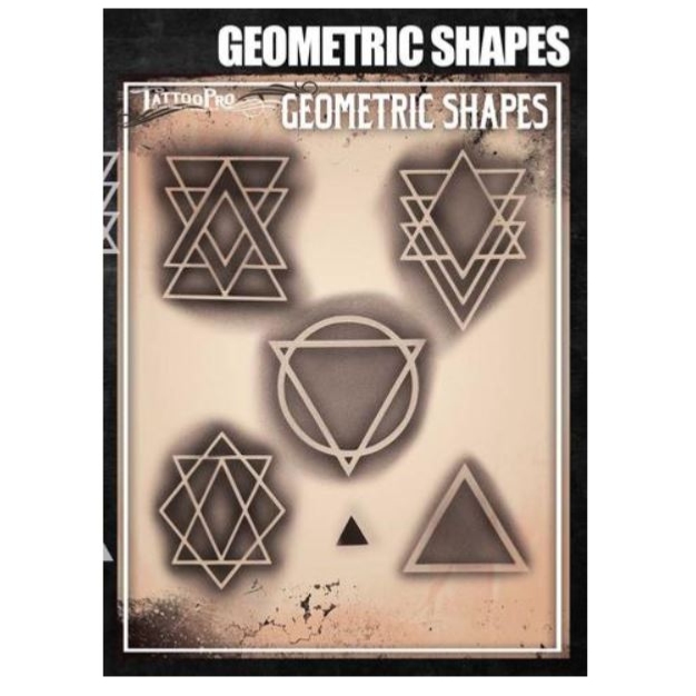 Pochoir Tattoo Pro - Stencils Geometric Shape