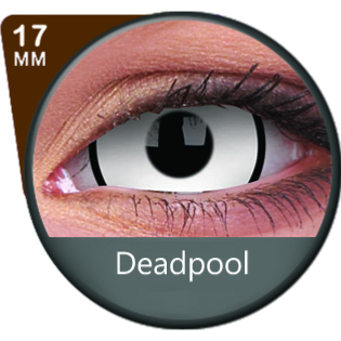 Lentilles Mini Sclrales 17mm - 12 mois - Dead Pool