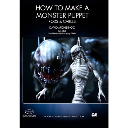 DVD David Monzingo : How To Make A Monster Puppet - Rods & Cables