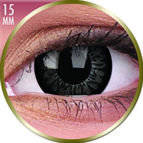 Lentilles Big Eyes 15mm - 3 mois - Awesome Black