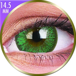 Lentilles Big Eyes 14,5mm - 1 mois - Paris Green