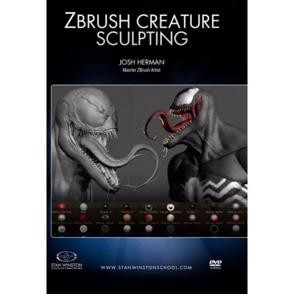 DVD Josh Herman : Zbrush Creature Sculpting
