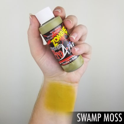 Fard fluide Waterproof ZOMBIE pour aérographe ProAiir HYBRID 2oz (60 ml) - Swamp Moss