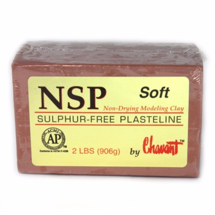 Pâte à modeler Chavant NSP Soft Brown 900g 