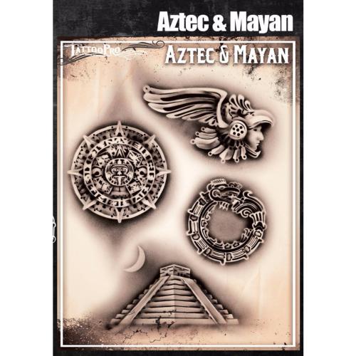Pochoir Tattoo Pro - Stencils Aztec & Maya