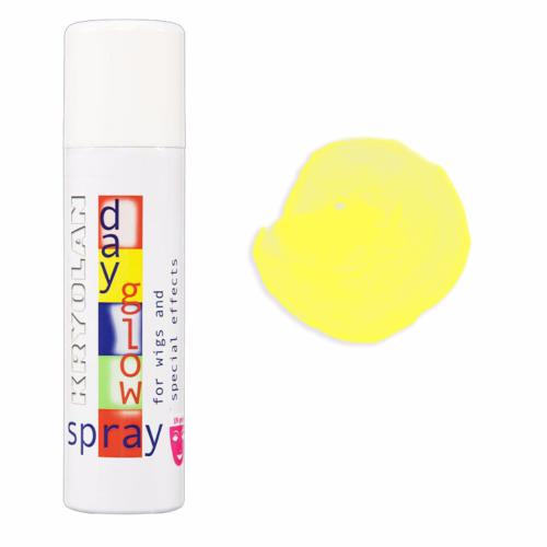 Spray colorant FLUO pour les cheveux UV Day Glow Spray 150ml JAUNE